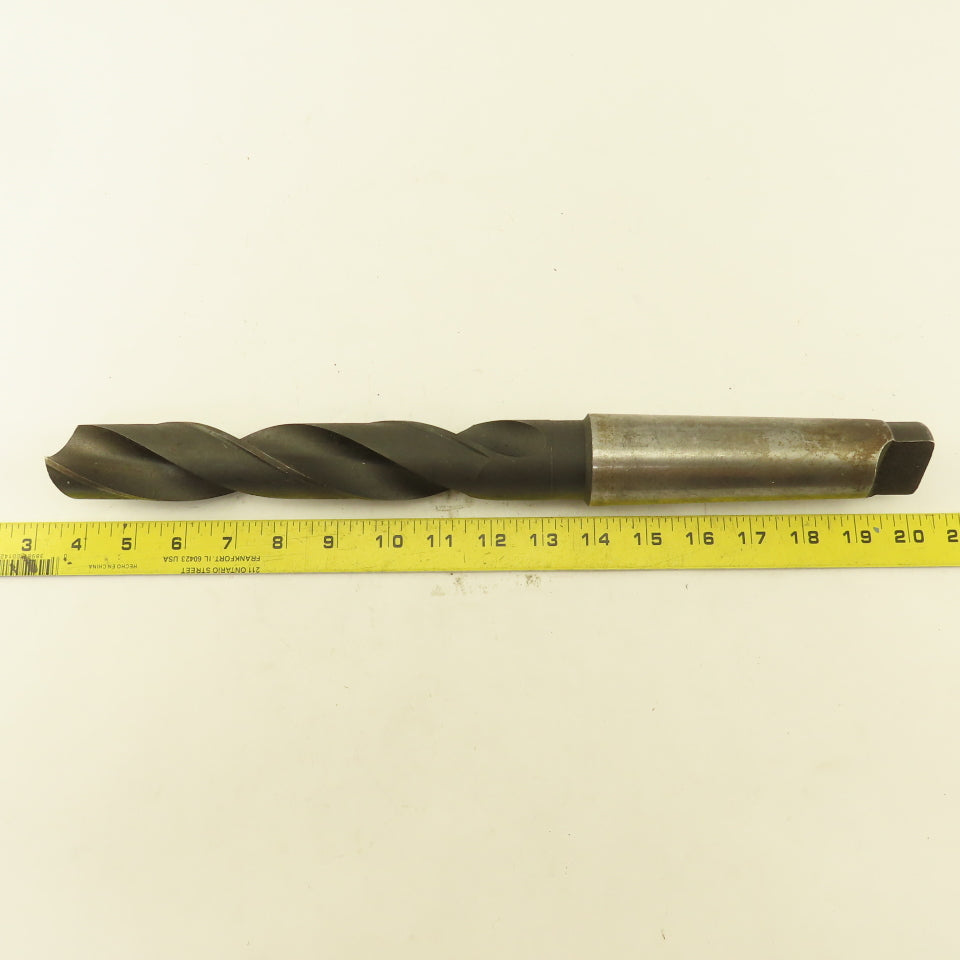Cle-Forge 1-17/32" Twist Drill 2 Flute Morse Taper #5 MT5 16" OAL 118° Point