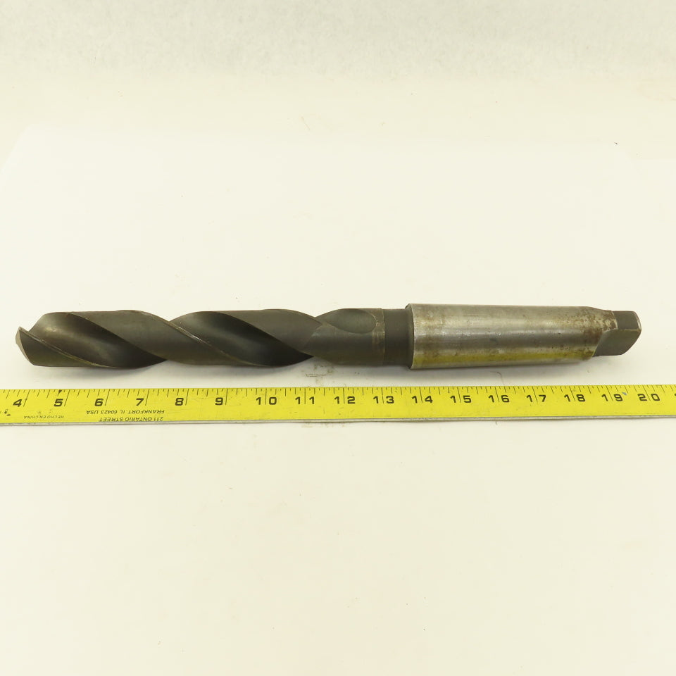 LSI 1-17/32" Twist Drill 2 Flute Morse Taper #5 MT5 16" OAL 118° Point