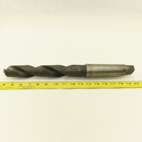 LSI 1-17/32" Twist Drill 2 Flute Morse Taper #5 MT5 16" OAL 118° Point