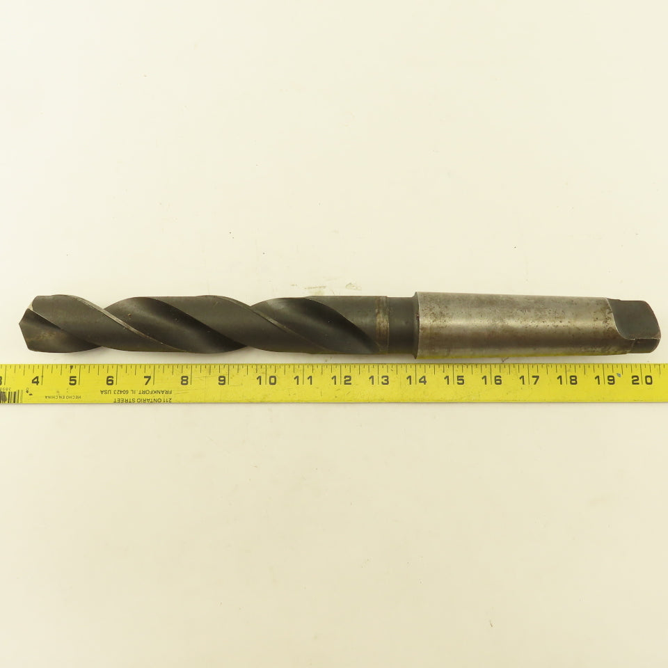 LSI 1-17/32" Twist Drill 2 Flute Morse Taper #5 MT5 16" OAL 118° Point
