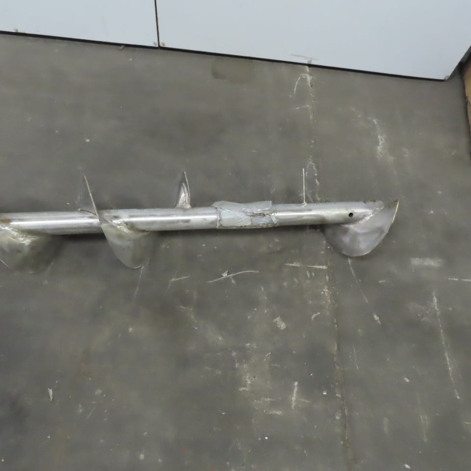 10" to 4-1/2" Diameter x 141"L 1-1/2"ID 304 Stainless Steel Conveyor Auger Screw