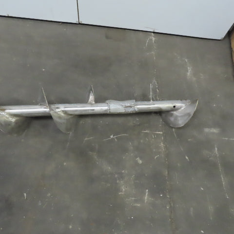 10" to 4-1/2" Diameter x 141"L 1-1/2"ID 304 Stainless Steel Conveyor Auger Screw