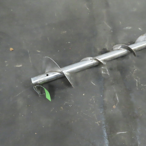 10" to 4-1/2" Diameter x 141"L 1-1/2"ID 304 Stainless Steel Conveyor Auger Screw