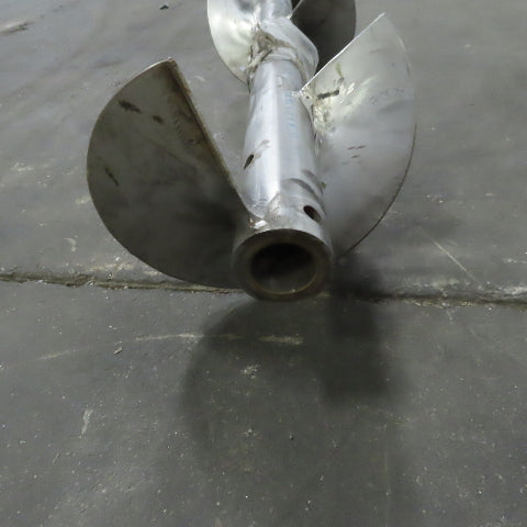 10" to 4-1/2" Diameter x 141"L 1-1/2"ID 304 Stainless Steel Conveyor Auger Screw
