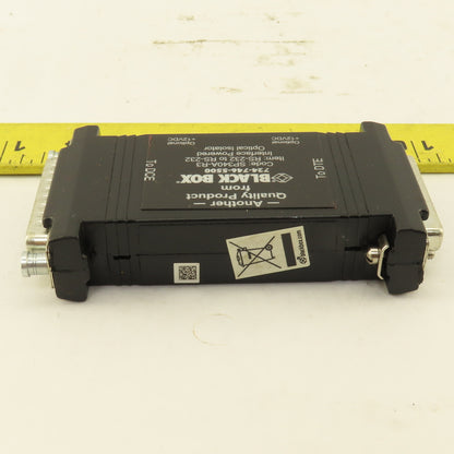 Black Box SP340A-R3 Interface Powered Optical Isolator Male/Female Serial Ports