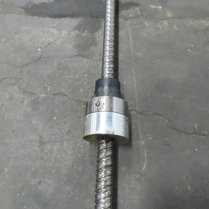 1-1/2" (2) Pitch Multiple Start  Ball Screw & Nut Assembly 140"L 1-1/2" Diameter