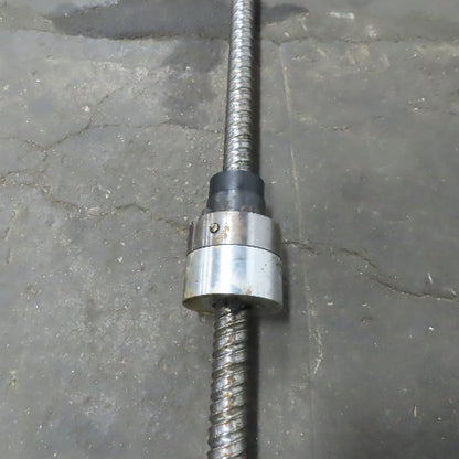 1-1/2" (2) Pitch Multiple Start  Ball Screw & Nut Assembly 140"L 1-1/2" Diameter