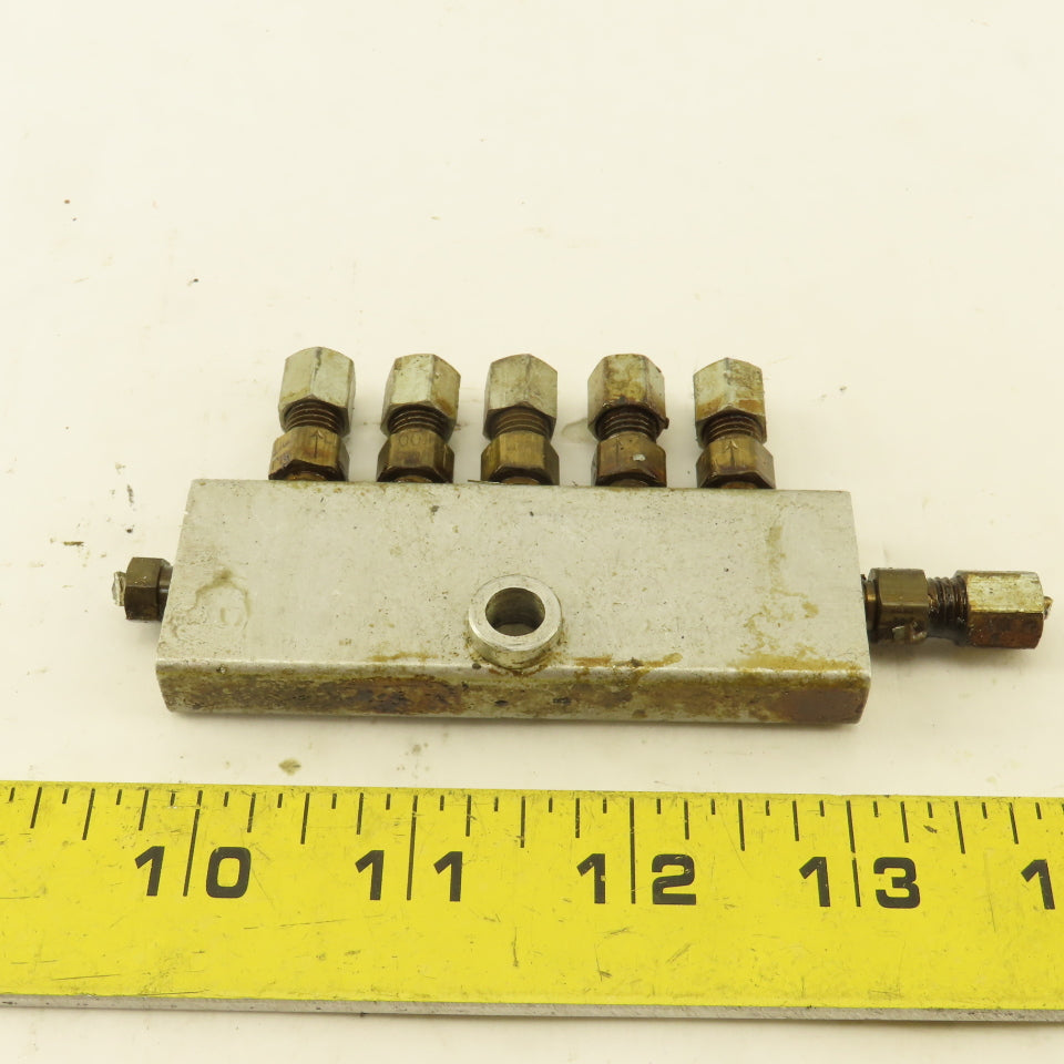 7 Port Lubrication Manifold Distributing Valve