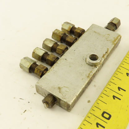 7 Port Lubrication Manifold Distributing Valve
