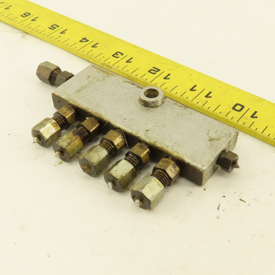 7 Port Lubrication Manifold Distributing Valve