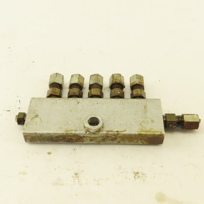 7 Port Lubrication Manifold Distributing Valve
