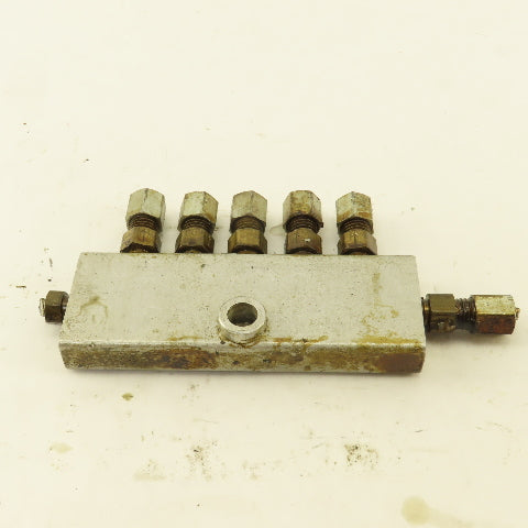 7 Port Lubrication Manifold Distributing Valve