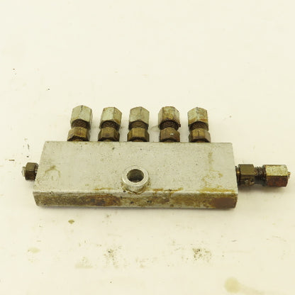 7 Port Lubrication Manifold Distributing Valve