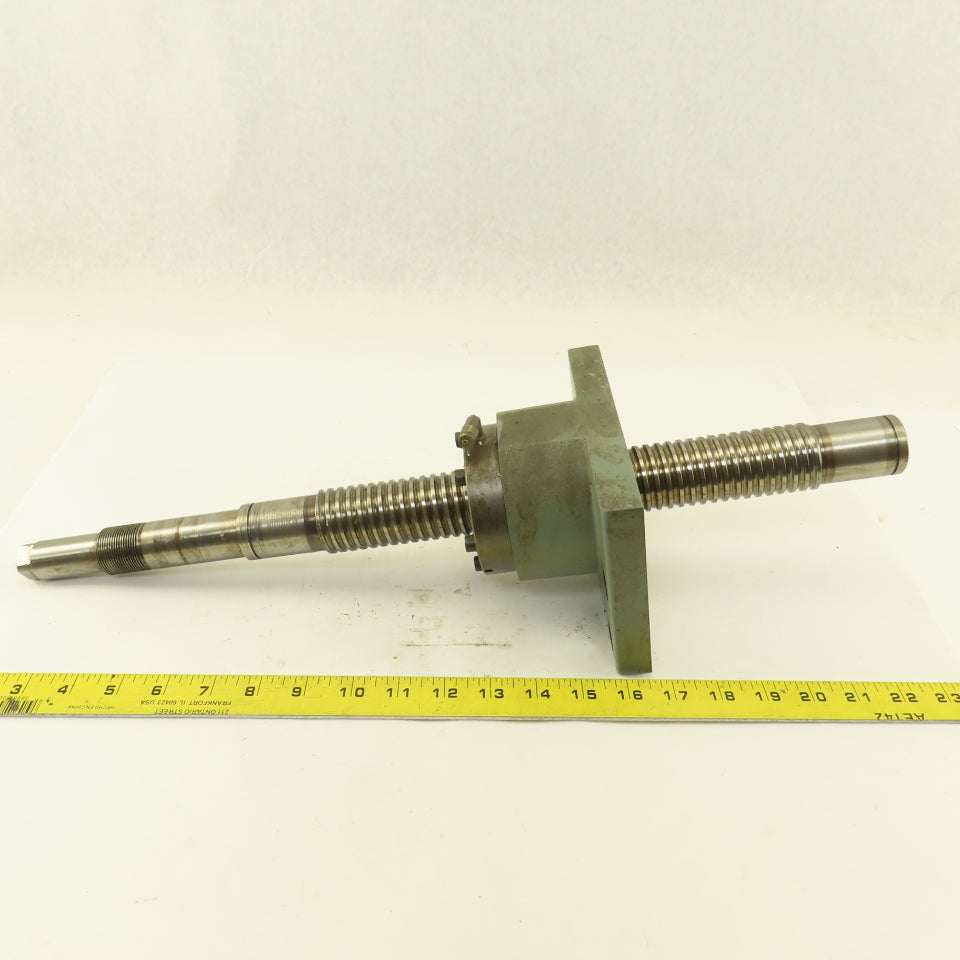 Brown & Sharpe Ultramatic No. 2 Feed Ball Screw Assembly From CNC Turning Center