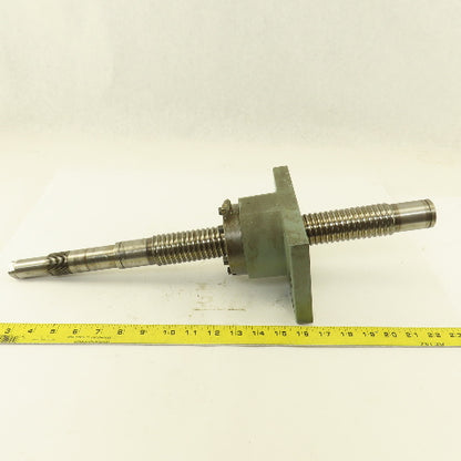 Brown & Sharpe Ultramatic No. 2 Feed Ball Screw Assembly From CNC Turning Center