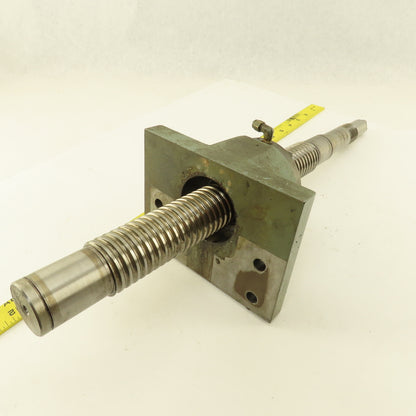 Brown & Sharpe Ultramatic No. 2 Feed Ball Screw Assembly From CNC Turning Center