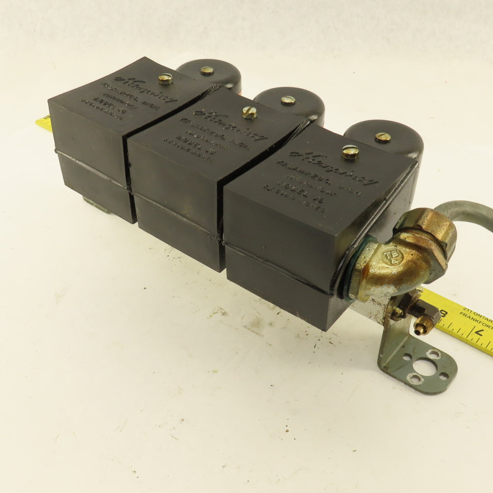 Humphrey TM-4 4 Port Solenoid Operated Lubricator Manifold 24VDC
