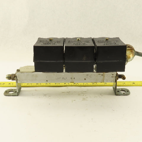 Humphrey TM-4 4 Port Solenoid Operated Lubricator Manifold 24VDC