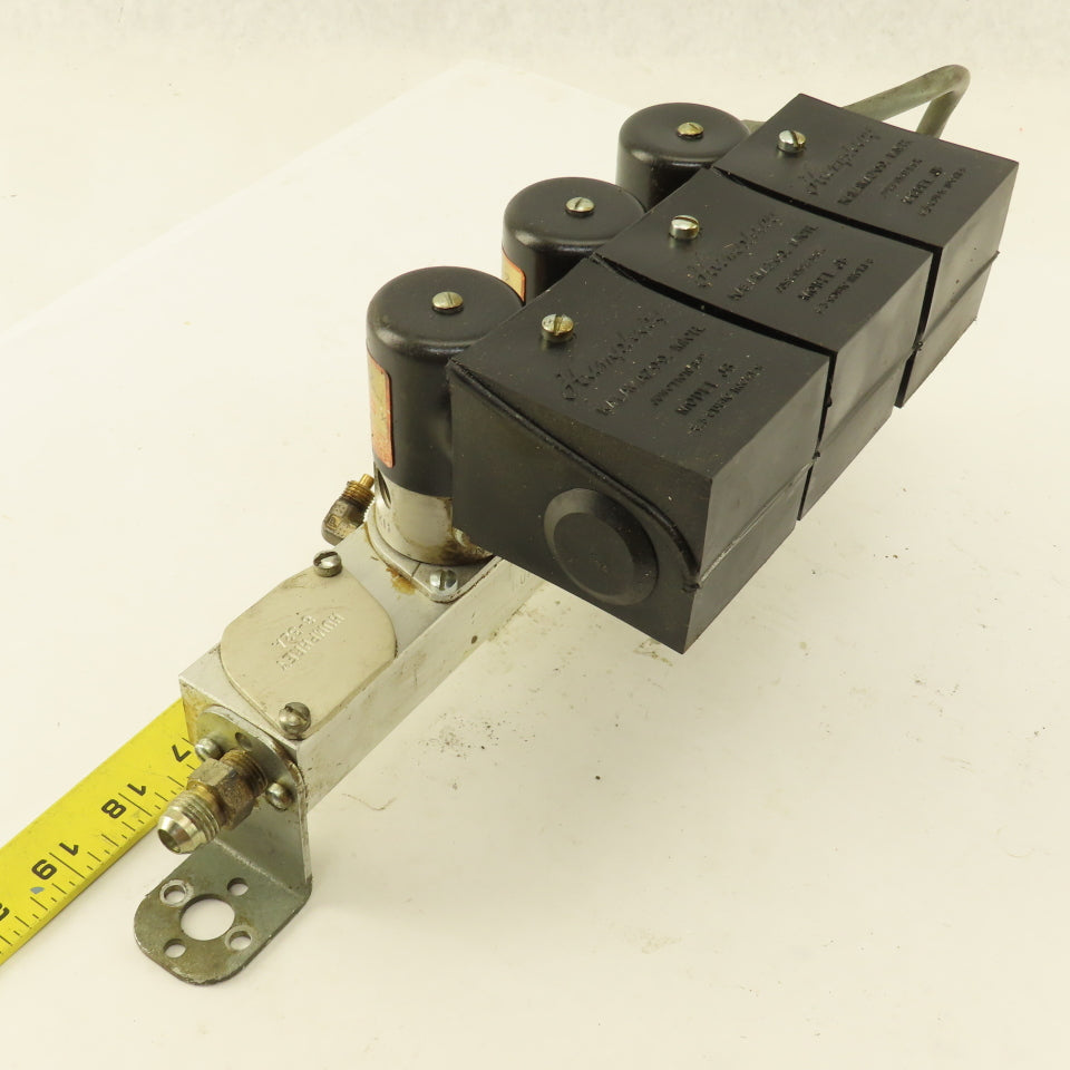 Humphrey TM-4 4 Port Solenoid Operated Lubricator Manifold 24VDC