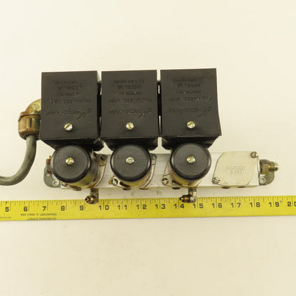 Humphrey TM-4 4 Port Solenoid Operated Lubricator Manifold 24VDC