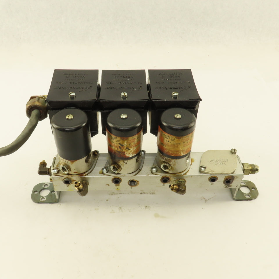 Humphrey TM-4 4 Port Solenoid Operated Lubricator Manifold 24VDC