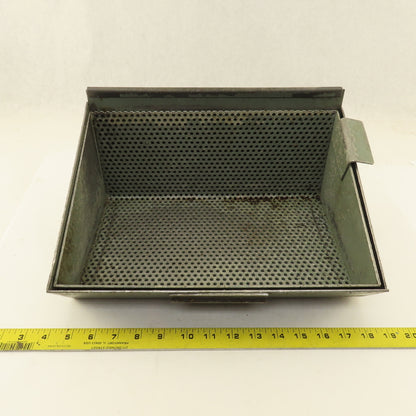 Brown & Sharpe 14" x 10" x 6" Chip Part Strainer Dip Parts Cleaning Basket