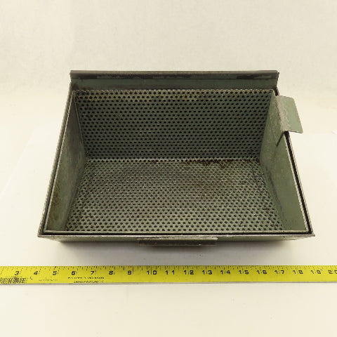 Brown & Sharpe 14" x 10" x 6" Chip Part Strainer Dip Parts Cleaning Basket