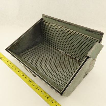 Brown & Sharpe 14" x 10" x 6" Chip Part Strainer Dip Parts Cleaning Basket