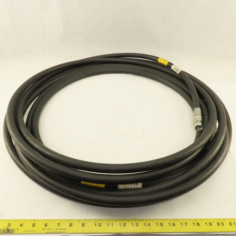 Parker Parflex 1/2" Hydraulic Hose 2000PSI 1/2" JIC Swivel Female Fittings 48'