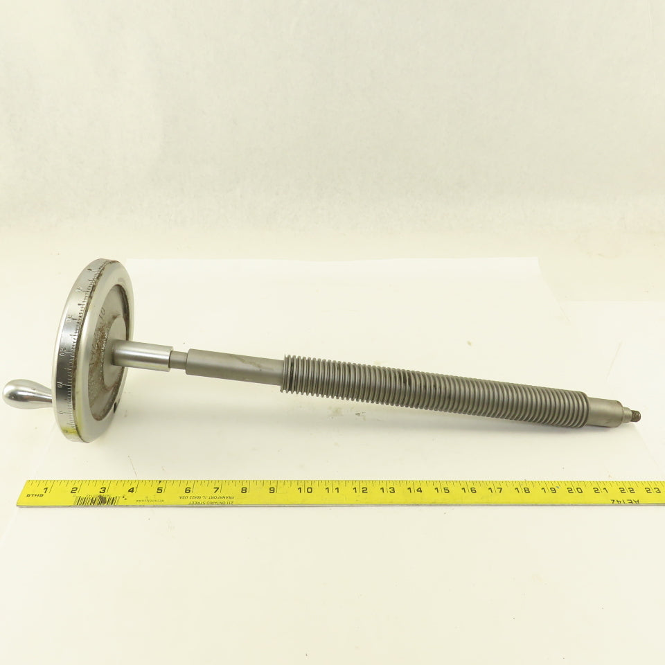Gallmeyer & Livingston Model 280 Surface Grinder Y-Axis Ball Screw & Hand Wheel