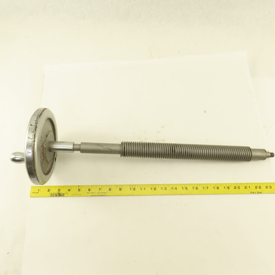 Gallmeyer & Livingston Model 280 Surface Grinder Y-Axis Ball Screw & Hand Wheel
