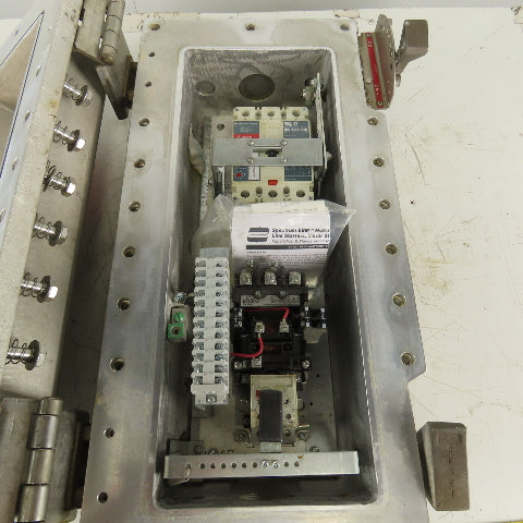 Cooper EBMC1FB Explosion Proof Starter Size 1 600V 1Hp MAX 3A Trip