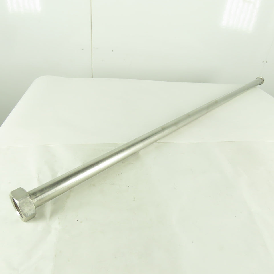 1-1/2" Flange x Compression Stainless Steel Sanitary Pipe 56-1/2" OAL