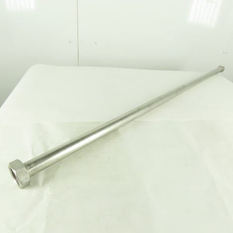 1-1/2" Flange x Compression Stainless Steel Sanitary Pipe 56-1/2" OAL