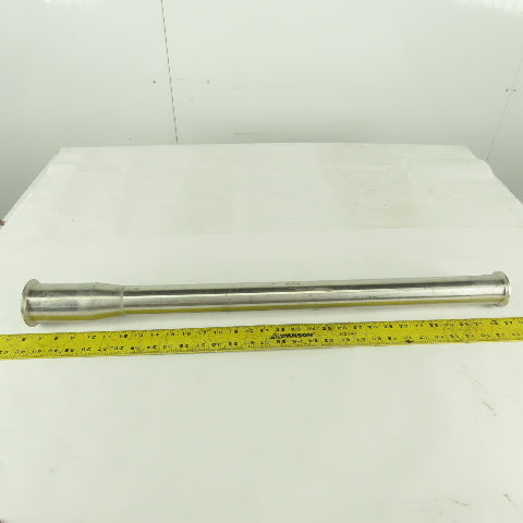 2-1/2" Flange x 2" Flange Reducer  Stainless Steel Sanitary Pipe 31" OAL