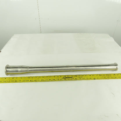 2-1/2" Flange x 2" Flange Reducer  Stainless Steel Sanitary Pipe 31" OAL