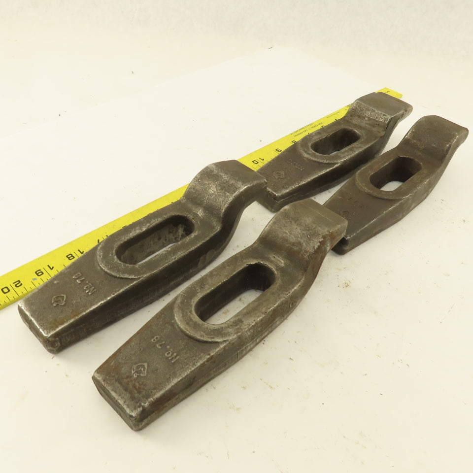 No. 73 Forged Steel Low Profile Clamp Machinist Work Holding  Lot of 4