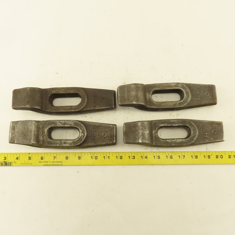No. 73 Forged Steel Low Profile Clamp Machinist Work Holding  Lot of 4