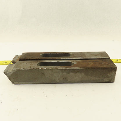 Large 2"x2"x10"x 1" Slot Machinist Setup Hold Down Clamps Lot of 2