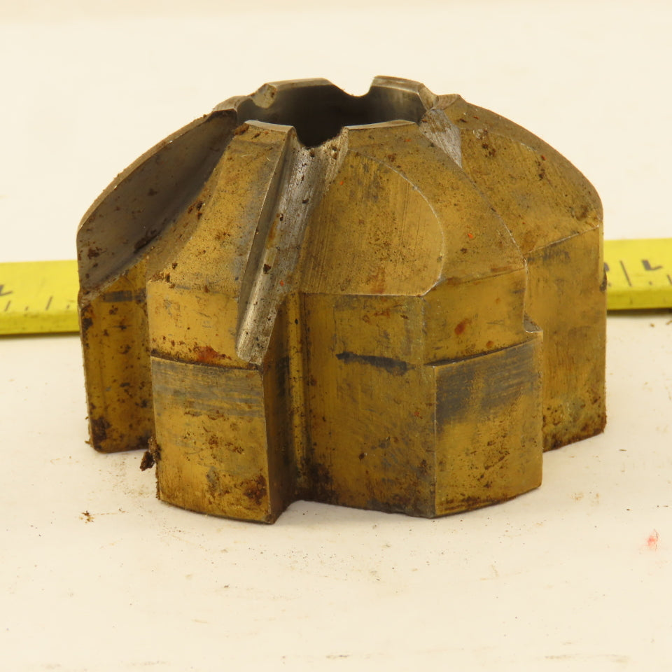 2-3/4" 1" OD Piloted Back Spot Facer Cutter 6 Flute TIN Coated