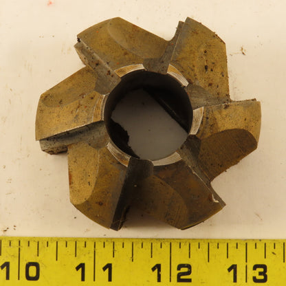 2-3/4" 1" OD Piloted Back Spot Facer Cutter 6 Flute TIN Coated
