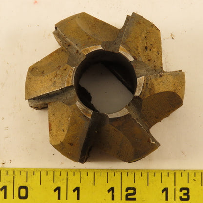 2-3/4" 1" OD Piloted Back Spot Facer Cutter 6 Flute TIN Coated