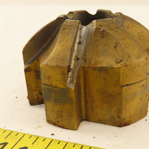 2-3/4" 1" OD Piloted Back Spot Facer Cutter 6 Flute TIN Coated