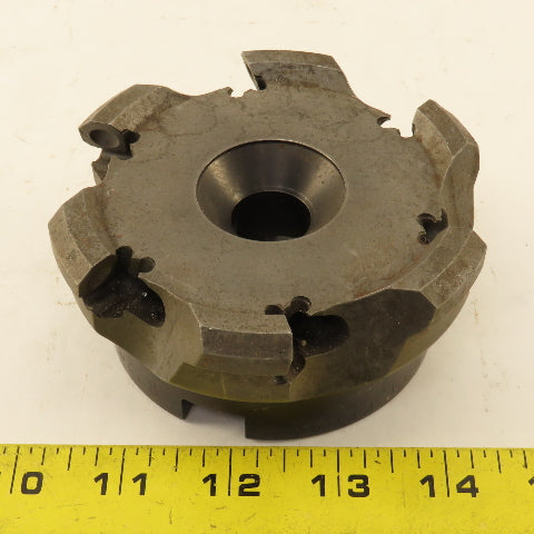 Seco R 220.43-04.00-07W 4" Indexing Insert Face Mill Cutter 6 Flute