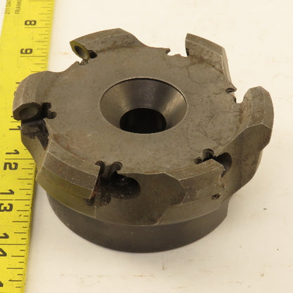 Seco R 220.43-04.00-07W 4" Indexing Insert Face Mill Cutter 6 Flute