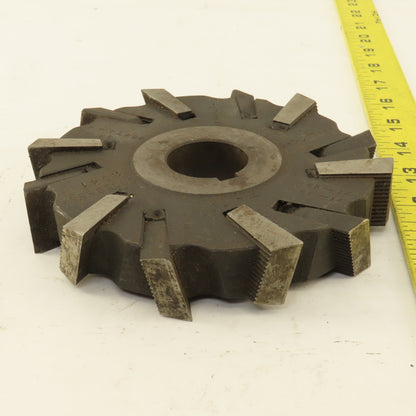 5-5/8"OD x 1.041" Wide Staggered Tooth Slot Side Mill Cutter 1-1/4" Arbor