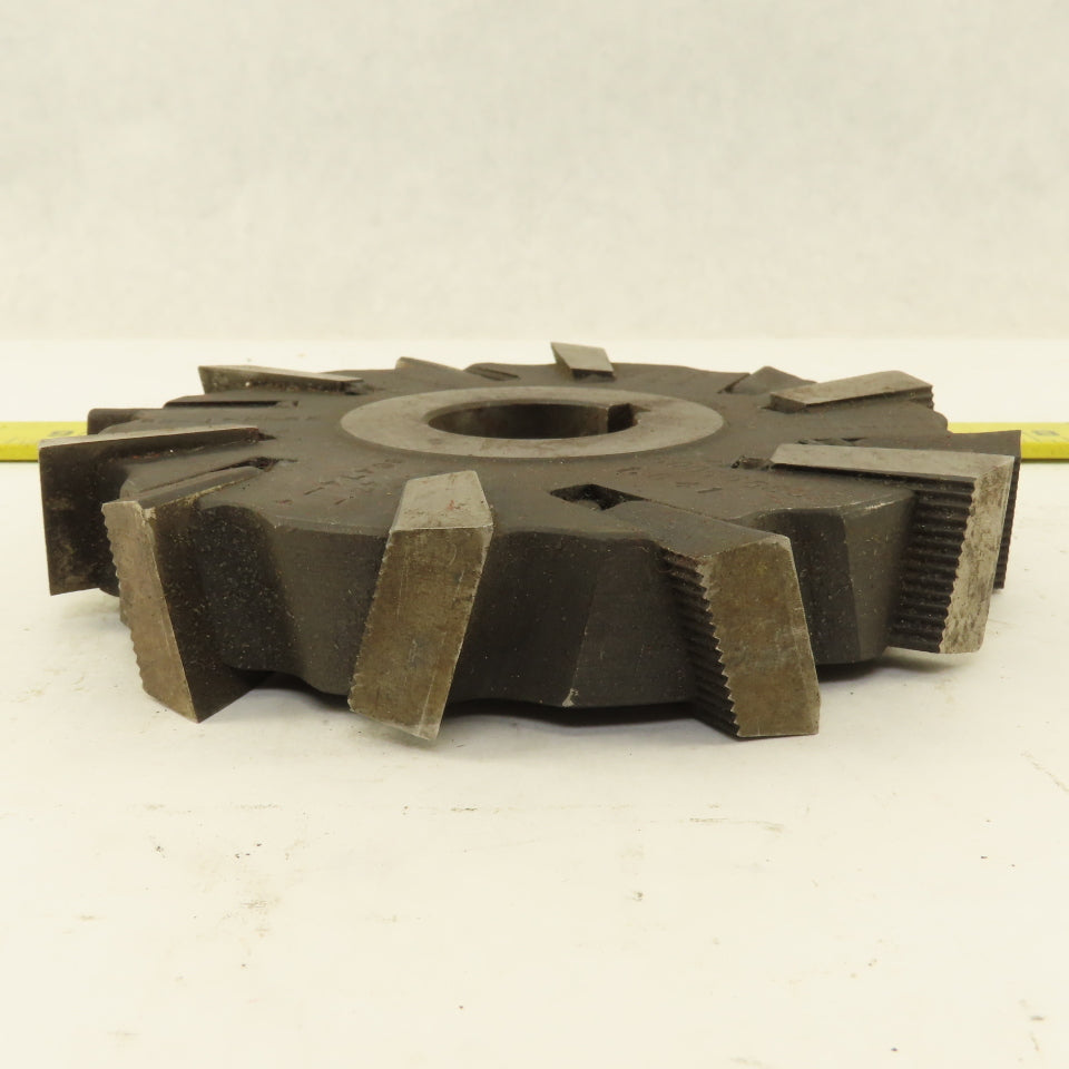 5-5/8"OD x 1.041" Wide Staggered Tooth Slot Side Mill Cutter 1-1/4" Arbor