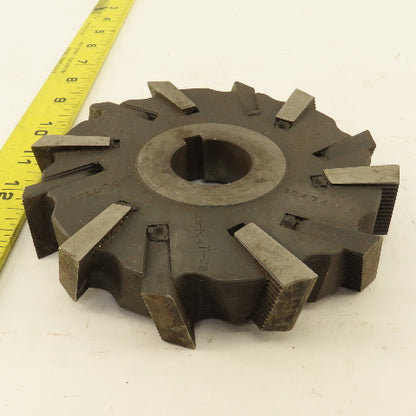 5-5/8"OD x 1.041" Wide Staggered Tooth Slot Side Mill Cutter 1-1/4" Arbor