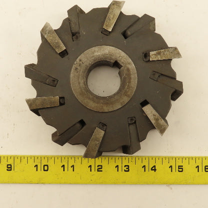 5-5/8"OD x 1.041" Wide Staggered Tooth Slot Side Mill Cutter 1-1/4" Arbor