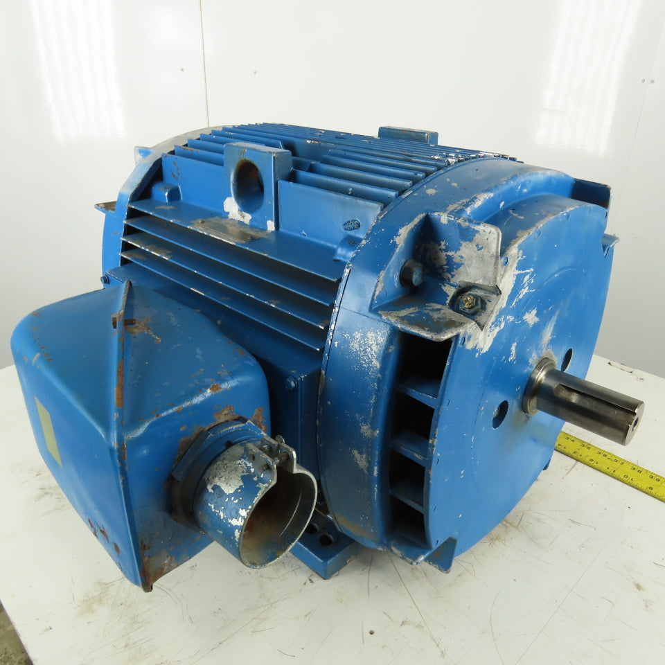 General Electric 75Hp Electric Compressor Motor 230/460V 3Ph 1790RPM 365TS Frame